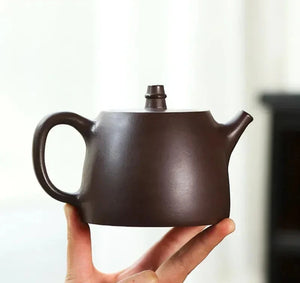 Landscape Yixing Teapot | Large Authentic Chinese Zisha Purple Clay Teaware - 1 Pc