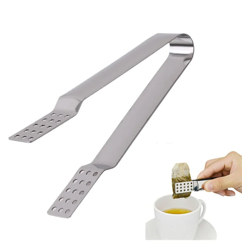 Tea Bag Tongs | Stainless Steel Squeezer - 1 Pc