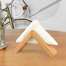 Load image into Gallery viewer, Triangle Wooden Napkin Holder for Table | Paper Dispenser - 1 Pc