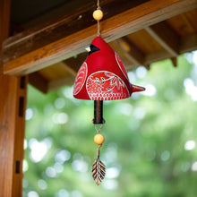 Load image into Gallery viewer, Red Cardinal Japanese Wind Chimes | Bird Song Bell - 1 Pc