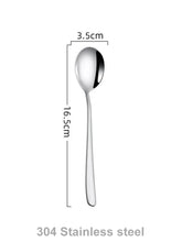 Load image into Gallery viewer, Korean Metal Asian Soup Spoon | Long Handle Stainless Steel - 1 PC