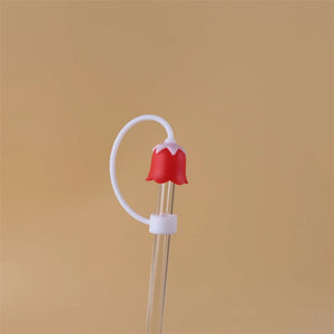 Cute Tulip Flower Straw Toppers | Cap For Stanley Tumbler - 1 Pc