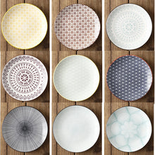 Load image into Gallery viewer, Modern Japanese Dinner Plates | Colorful Ceramic Small Plate - 1 Pc