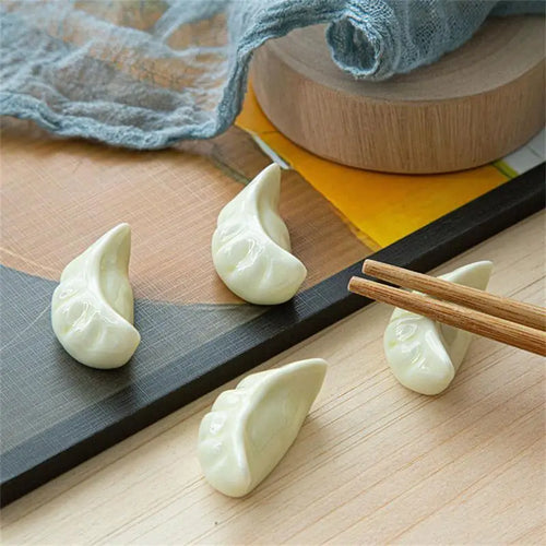 Cute Chopstick Holder | Creative Dumpling Utensil Rest - 1 or 4 Pc