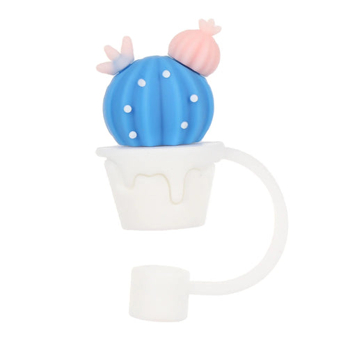 Cute Cactus Succulent Stanley Straw Toppers | Cup Cover Caps - 1 Pc