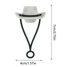 Load image into Gallery viewer, Cowboy Hat Straw Toppers Covers | Tumbler Caps for Stanley Cup - 1 Pc