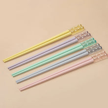 Load image into Gallery viewer, Cute Pastel Flower Chopsticks | Japanese Sakura Cherry Blossom - 5 Pair Set