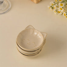 Load image into Gallery viewer, Ceramic Cat Soy Sauce Dish Set | Dipping Seasoning Small Bowl - 2 Pc