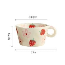 Load image into Gallery viewer, Daisy Flower Painted Cute Coffee Mugs | Ceramic Cups - 1 Pc