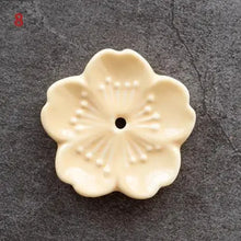 Load image into Gallery viewer, Cherry Blossom Ceramic Incense Holder | Cute Sakura Flower Stick Burners - 1 Pc