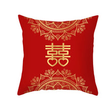 Load image into Gallery viewer, Pillow Case Chinese Wedding Decor | Home Bedroom Cushion Cover - 1 Pc