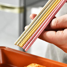 Load image into Gallery viewer, Yellow Pink Green Japanese Silicone Chopsticks Mixed Set - 5/8 Pairs