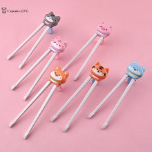 Load image into Gallery viewer, Cute Animal Training Chopsticks | Children Tableware Utensils - 1 Pc