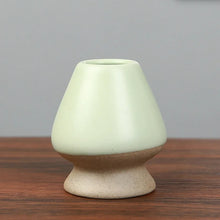 Load image into Gallery viewer, Light Green Ceramic Whisk Stand | Japanese Matcha Chasen-tate for Tea Tool Holder - 1 Pc