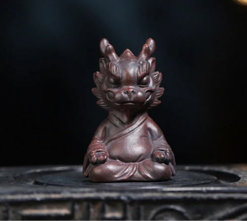 Dragon Yixing Clay Tea Pet | Chinese Mascot Figurine - 1 Pc