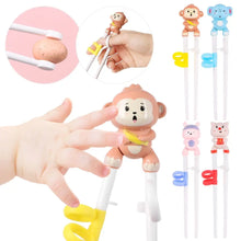 Load image into Gallery viewer, Colorful and Fun Cartoon Animal Training Chopsticks for Kids - 1PC