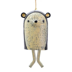 Resin Cute Animal Bell | Owl Fox Japanese Wind Chimes - 1 Pc