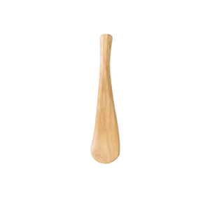 Natural Wood Shape Rice Paddle | Non-stick Cooking Shamoji Spoon Spatula Utensil - 1 Pc