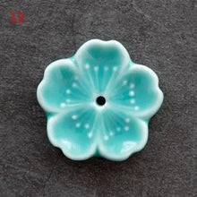 Load image into Gallery viewer, Cherry Blossom Ceramic Incense Holder | Cute Sakura Flower Stick Burners - 1 Pc