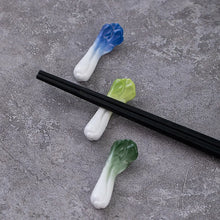 Load image into Gallery viewer, Cute Cabbage Chopstick Holder | Japanese Vegetable Ceramic Rest - 1 Pc