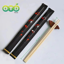 Load image into Gallery viewer, premium disposable bamboo wooden chopsticks in sleeves