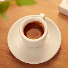 Load image into Gallery viewer, Mini Demitasse Cups with Saucer | Small Porcelain Espresso Shot - 1 Set