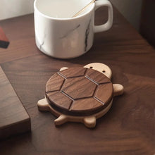 Load image into Gallery viewer, Turtle Cute Coasters | Shell Sea Animal Wood Drink Coaster - 1 PC