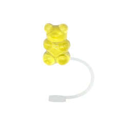 Load image into Gallery viewer, Cute Gummy Bear Straw Toppers | Stanley Cup Covers - 1 Pc