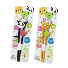 Load image into Gallery viewer, Cartoon Animal Training Chopsticks For Children | Cute Bear Panda Frog - 2 Pc Set