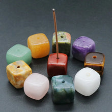 Load image into Gallery viewer, Natural Crystal Incense Holder | Stick Burner Quartz Stone - 1 Pc