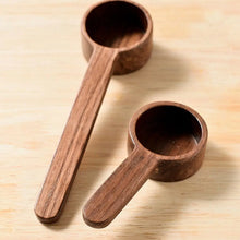 Load image into Gallery viewer, Wooden Coffee Scoop | Walnut Beech Measuring Spoon Size for Brewing Cup - 1 Pc