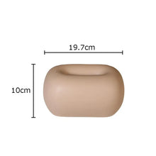 Load image into Gallery viewer, Minimalist Ceramic Tissue Box Cover | Rounded Corner Paper Holder - 1 Pc