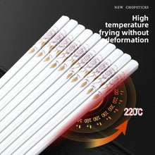 Load image into Gallery viewer, White Rose Ceramic Chopsticks | Luxury Flower Chinese Set -  10/20 Pairs