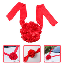 Load image into Gallery viewer, Red Flower Ball Wedding Ceremony Decorations | New Car Ribbon - 1 Pc