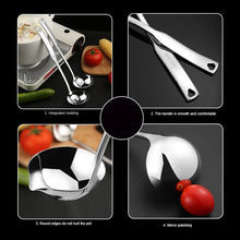 Load image into Gallery viewer, Stainless Steel Soup Spoon Ladle | Korean Asian Ladle with Spout - 1 Pc