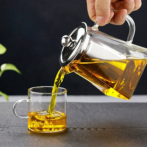 Glass Teapot with Infuser | Clear Kettle Tea Kettle Maker - 1 Pc