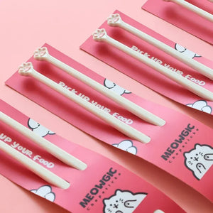 Cat Paw Chopsticks For Kids Children | Pink Training Kawaii Set - 1 Pair
