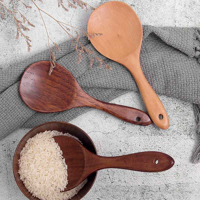 Japanese Wooden Rice Paddle Spoon | Shamoji Rice Scooper – Beautiful ...