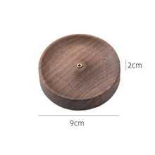 Load image into Gallery viewer, Circle Wooden Incense Holder | Portable Stick Burner - 1 PC