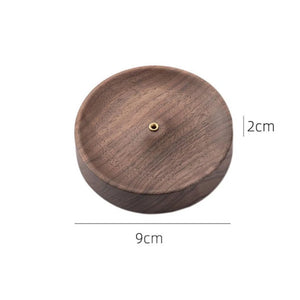 Circle Wooden Incense Holder | Portable Stick Burner - 1 PC