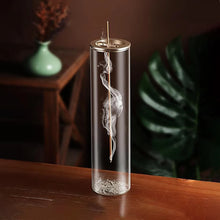 Load image into Gallery viewer, Modern Glass Incense Holder | Anti-Ash Stick Burner with Removable Catcher