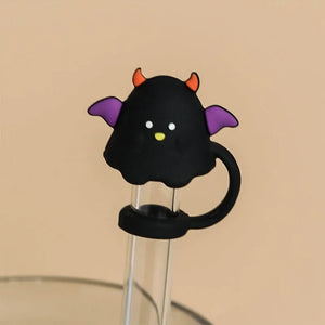 Cute Spooky Stanley Straw Covers | Silicone Halloween Caps - 1 Pc