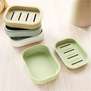 Pastel Soap Saver Holder | Bar Soap Dish Plate Rack - 1 Pc