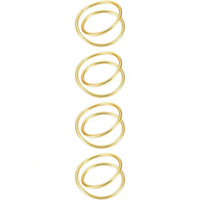 Load image into Gallery viewer, Exquisite Gold Napkin Rings | Metal Bands for Wedding Party Dinner