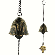 Load image into Gallery viewer, Cast Iron Japanese Wind Chimes | Hanging Furin Bell for Outdoor Garden - 1 Pc