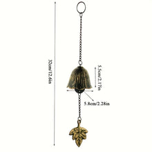 Load image into Gallery viewer, Cast Iron Japanese Wind Chimes | Hanging Furin Bell for Outdoor Garden - 1 Pc