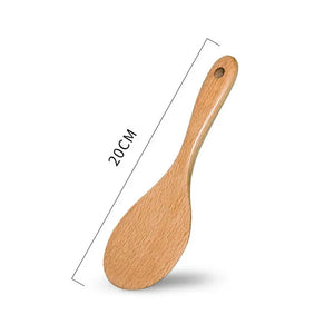 Wooden Rice Paddle | Japanese Spoon Scooper Spatula - 1 Pc