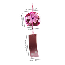 Load image into Gallery viewer, Sakura Japanese Glass Wind Chimes | Cherry Blossom Bell - 1 Pc