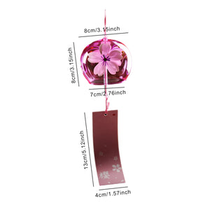 Sakura Japanese Glass Wind Chimes | Cherry Blossom Bell - 1 Pc