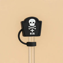 Load image into Gallery viewer, Cute Spooky Stanley Straw Covers | Silicone Halloween Caps - 1 Pc